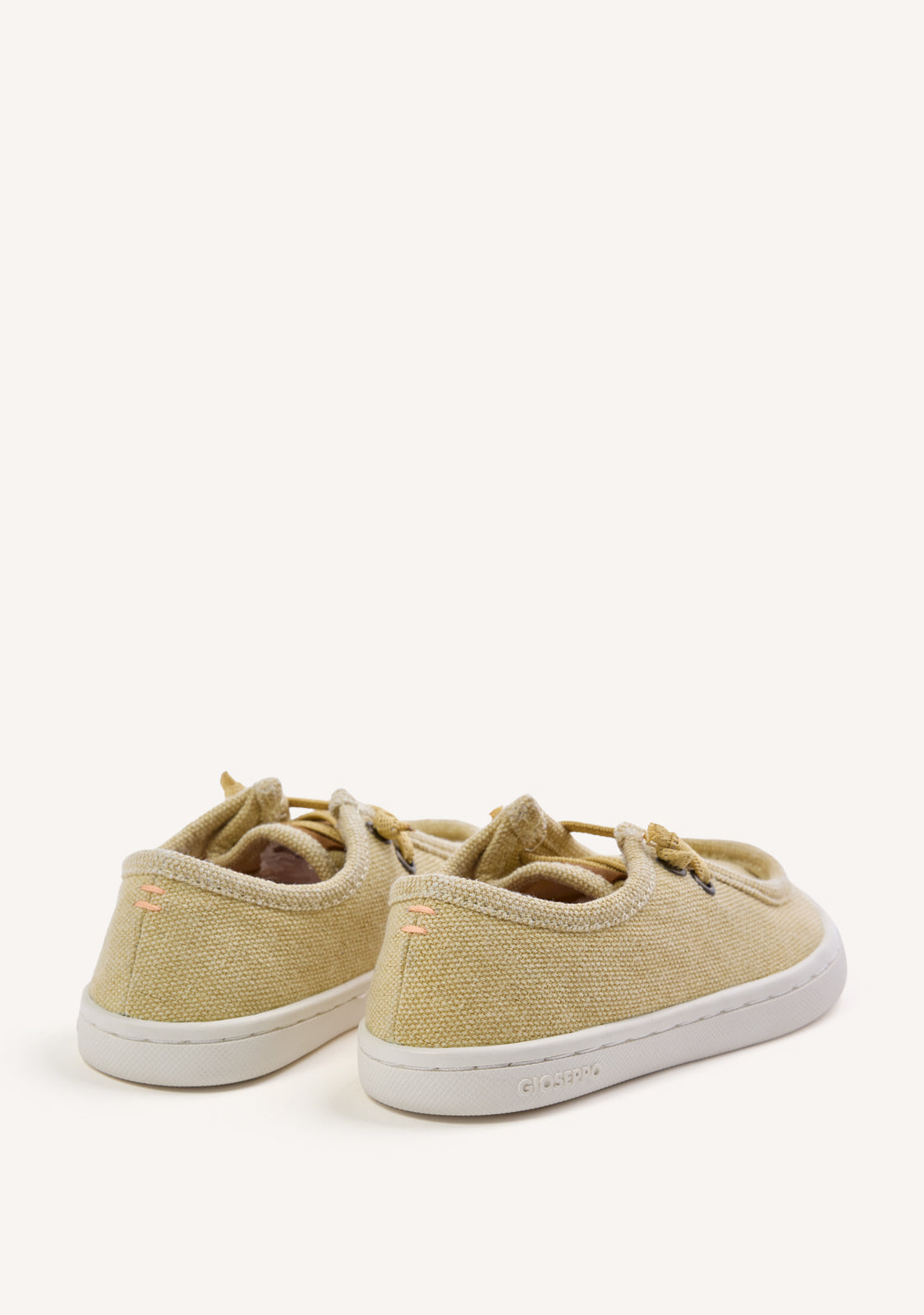 GIOSEPPO BAREFOOT - CANVAS BOAT LOAFERS BULH