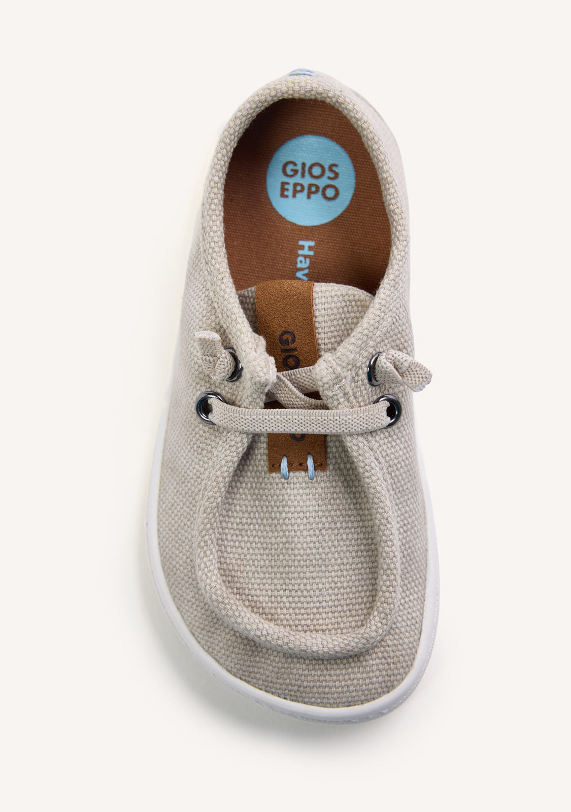 GIOSEPPO BAREFOOT - CANVAS BOAT LOAFERS BULH
