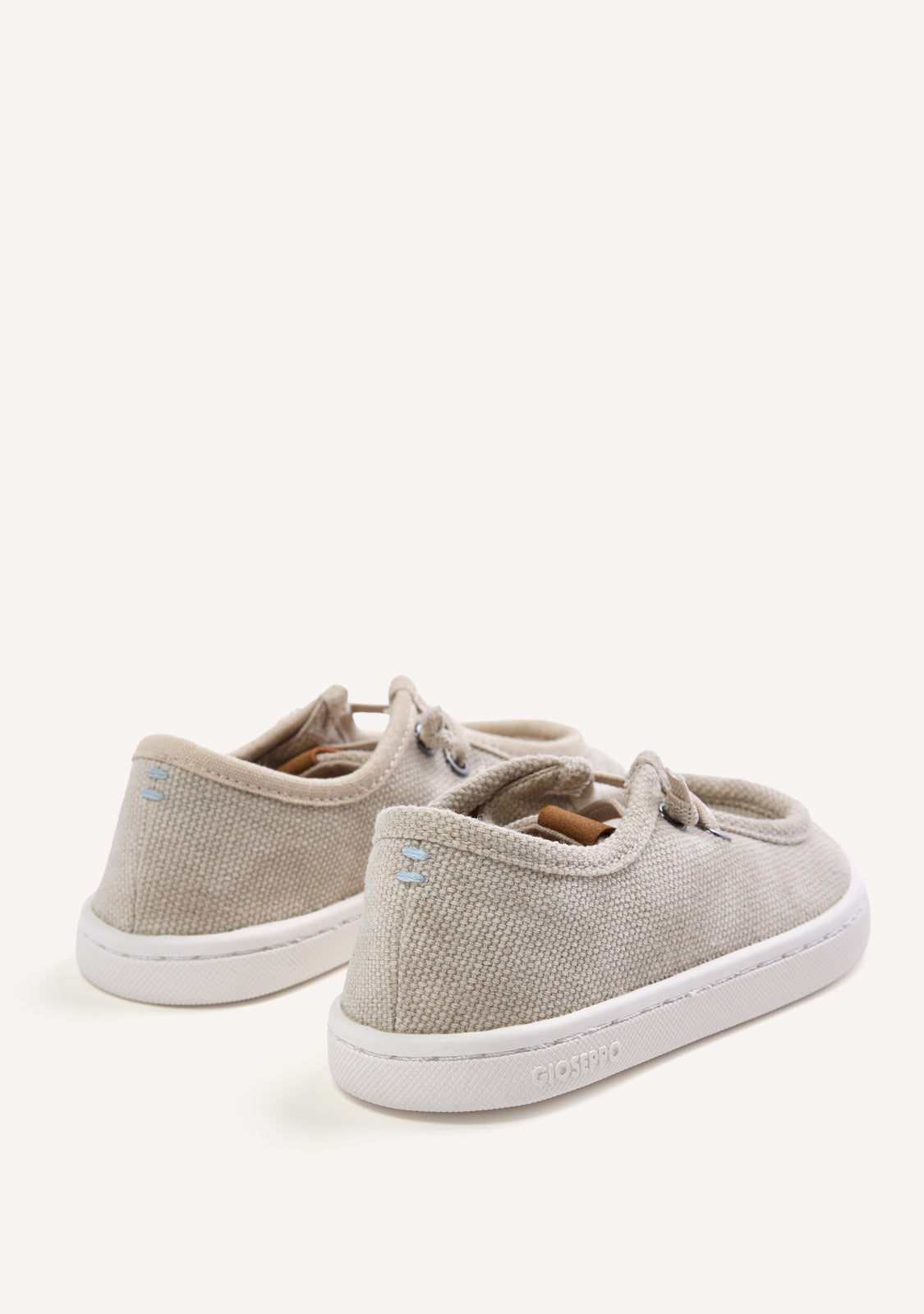 GIOSEPPO BAREFOOT - CANVAS BOAT LOAFERS BULH