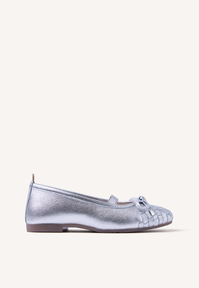 BRAIDED LEATHER BALLET FLATS LARE