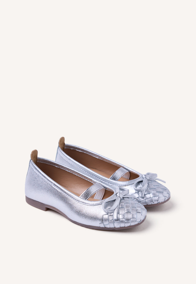 BRAIDED LEATHER BALLET FLATS LARE