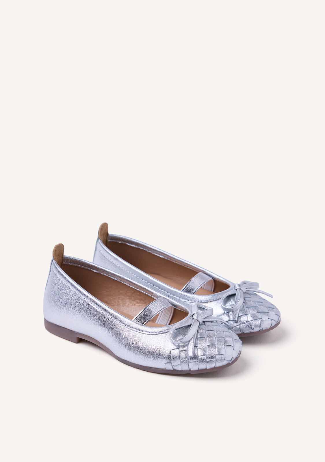 BRAIDED LEATHER BALLET FLATS LARE