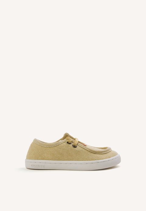 GIOSEPPO BAREFOOT - CANVAS BOAT LOAFERS BULH