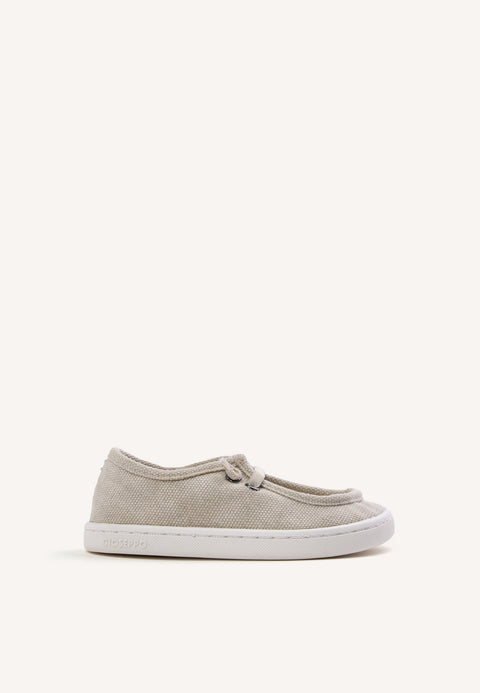 GIOSEPPO BAREFOOT - CANVAS BOAT LOAFERS BULH