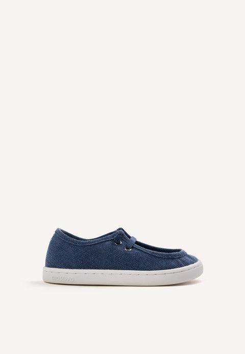 GIOSEPPO BAREFOOT - CANVAS BOAT LOAFERS BULH