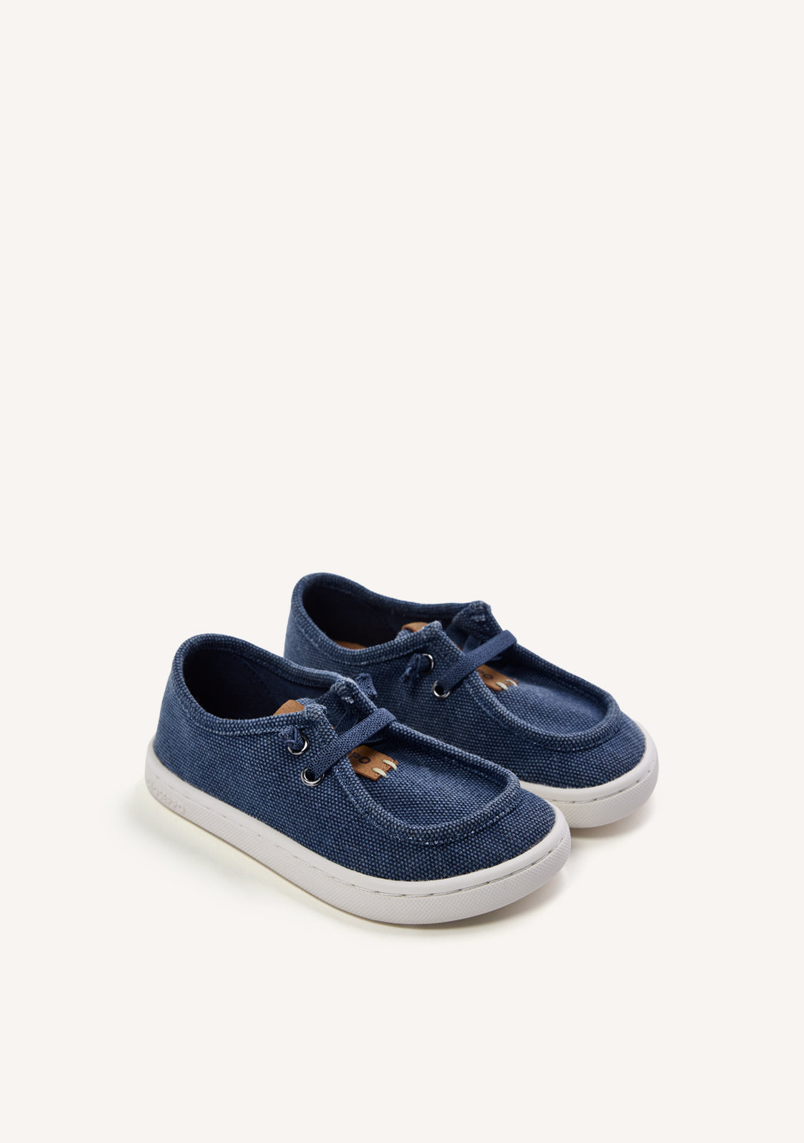 GIOSEPPO BAREFOOT - CANVAS BOAT LOAFERS BULH