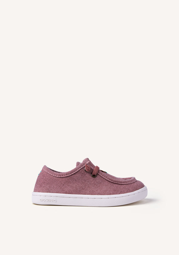 GIOSEPPO BAREFOOT - CANVAS BOAT LOAFERS BULH