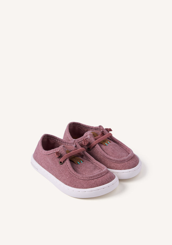 GIOSEPPO BAREFOOT - CANVAS BOAT LOAFERS BULH