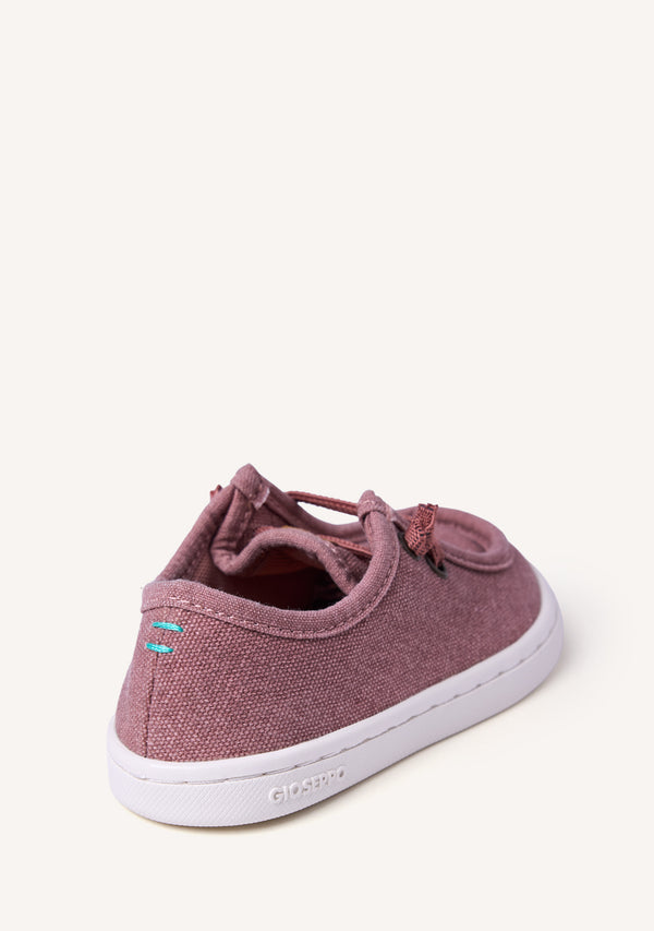 GIOSEPPO BAREFOOT - CANVAS BOAT LOAFERS BULH