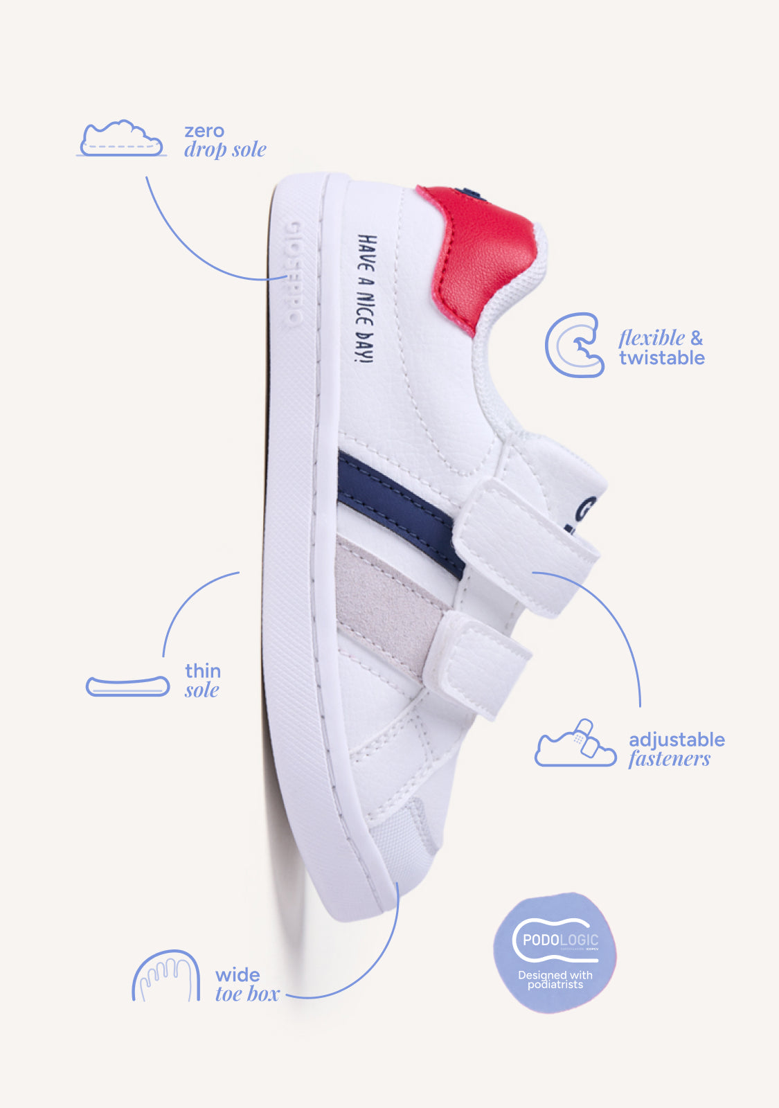 GIOSEPPO BAREFOOT - SNEAKERS EDET