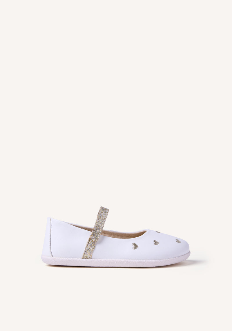 GIOSEPPO BAREFOOT - SHINY LEATHER BALLET FLATS HEMSE