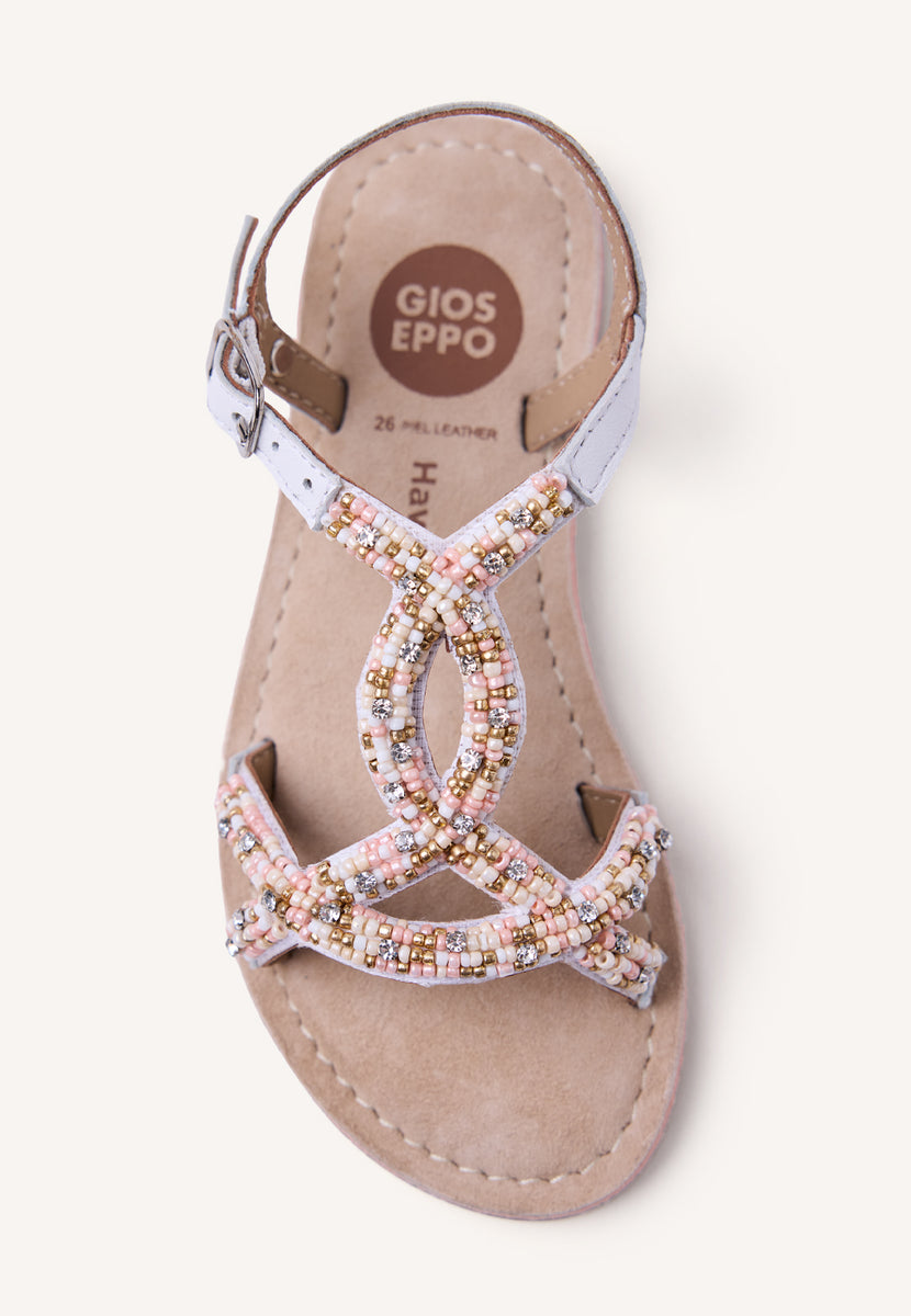 SANDALIAS PIEL CUENTAS BARAGOI