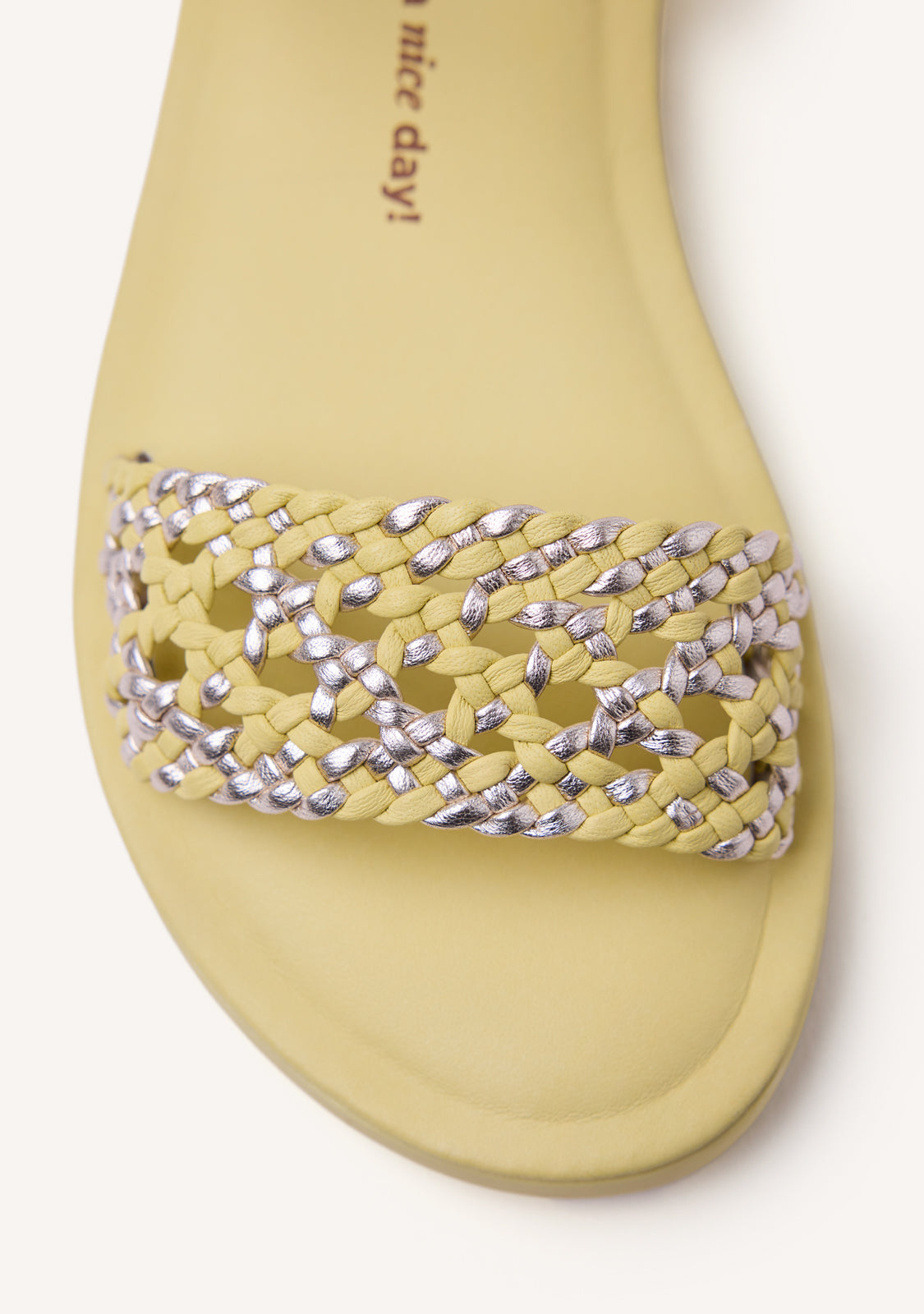 BRAIDED LEATHER SANDALS MAHIU