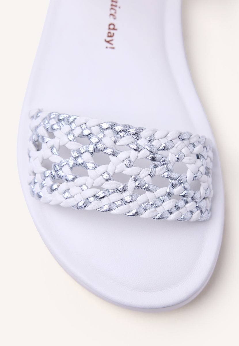 SANDALIAS PIEL TRENZADA MAHIU