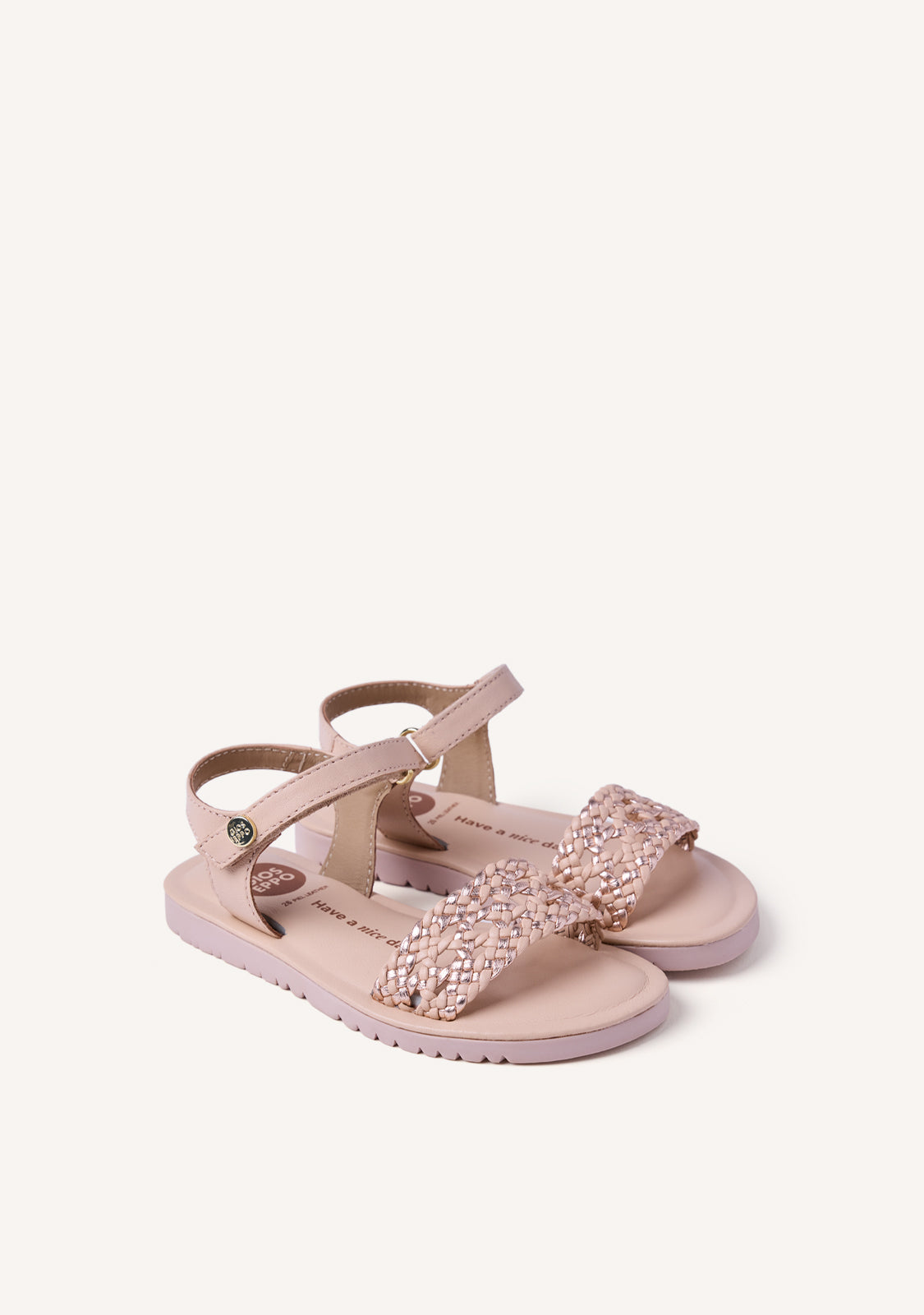 BRAIDED LEATHER SANDALS MAHIU