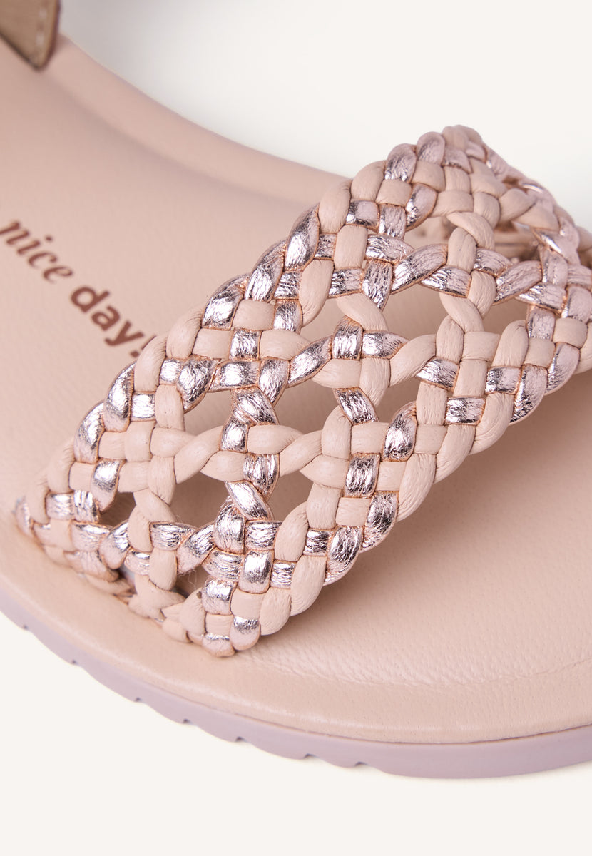 SANDALIAS PIEL TRENZADA MAHIU
