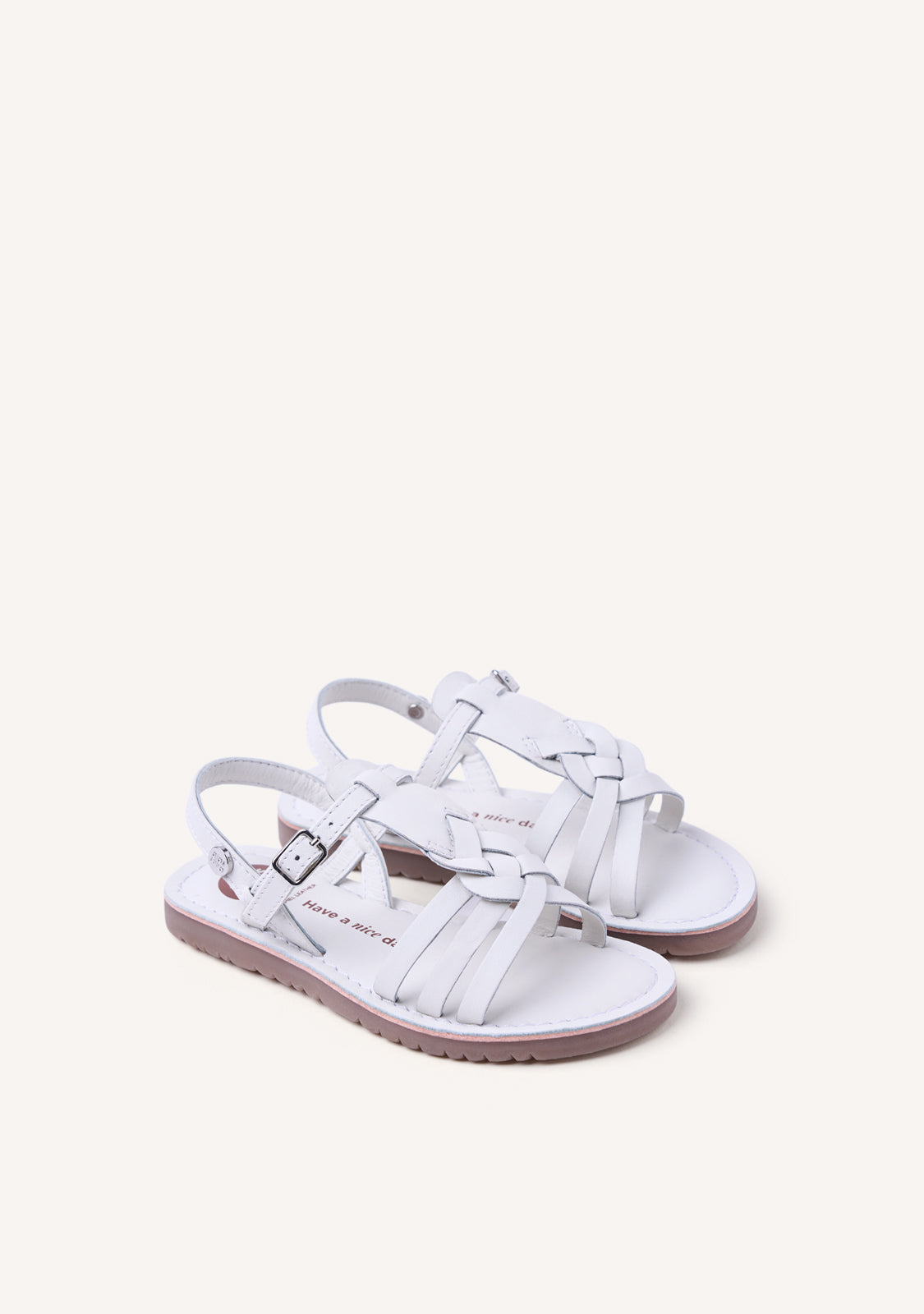 SHINY LEATHER SANDALS BEARSDEN