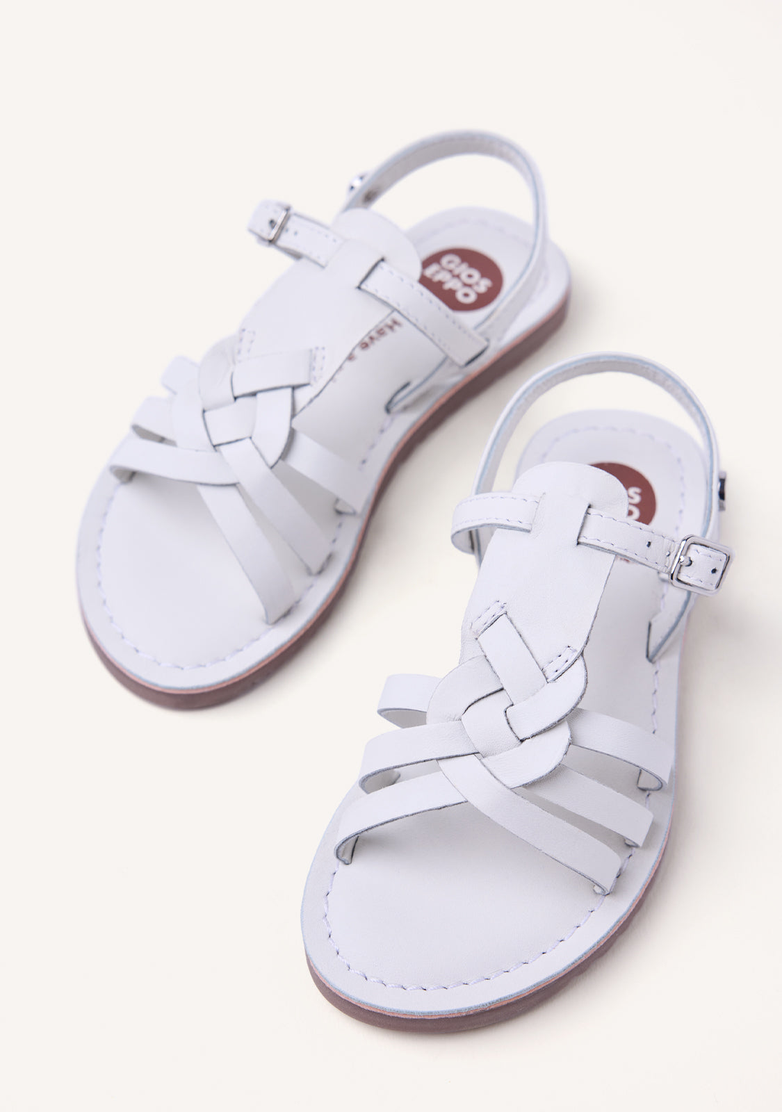 SHINY LEATHER SANDALS BEARSDEN