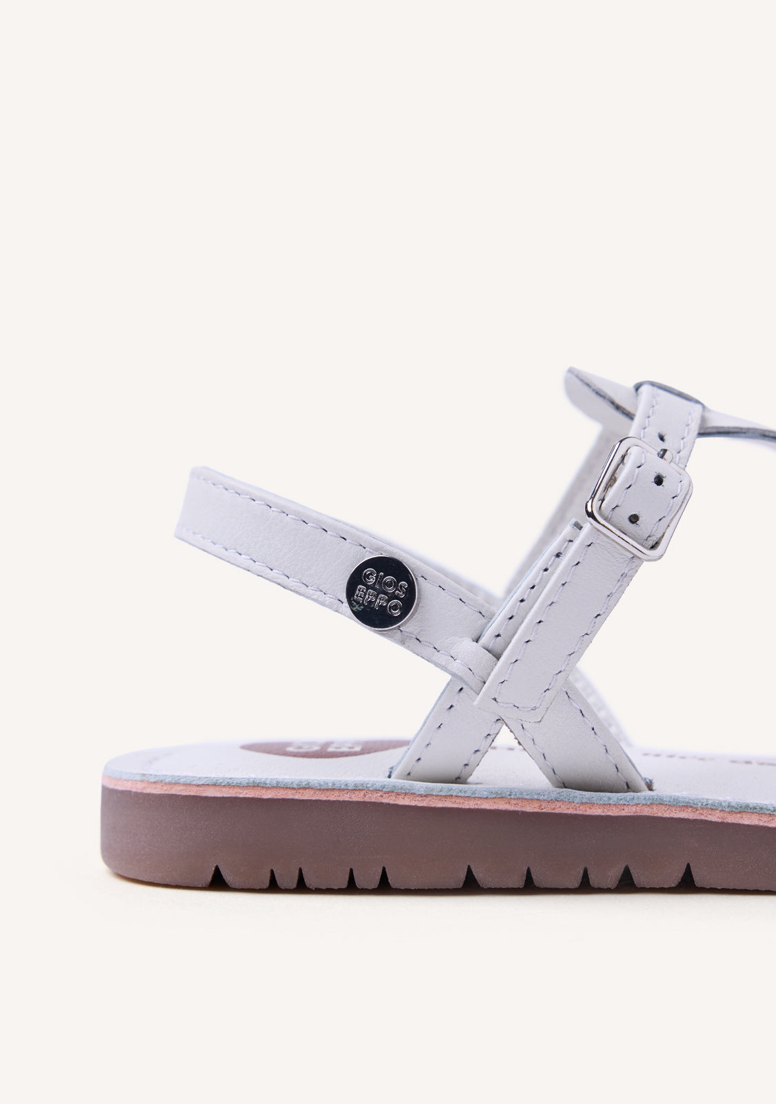 SHINY LEATHER SANDALS BEARSDEN