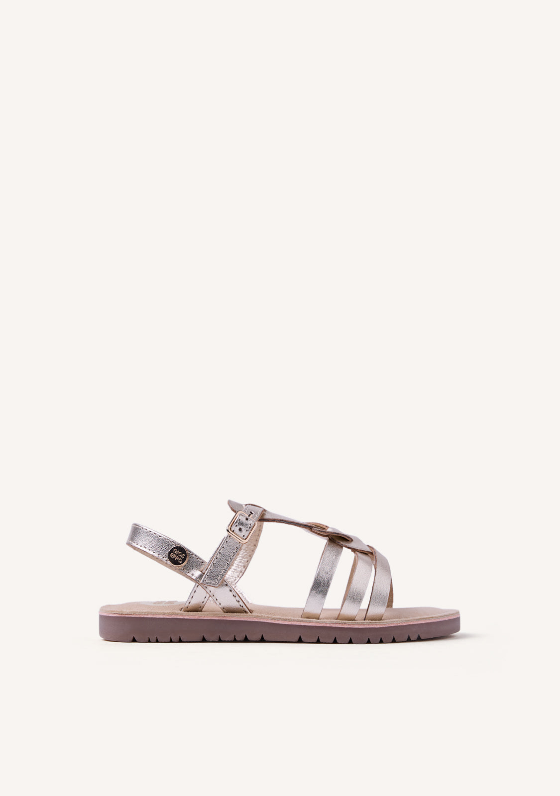 SHINY LEATHER SANDALS BEARSDEN