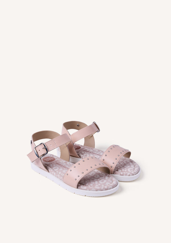 SANDALIAS PIEL TACHAS CABERFAE