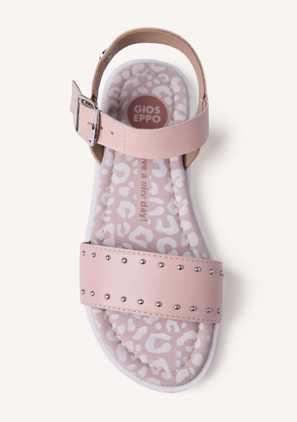 SANDALIAS PIEL TACHAS CABERFAE