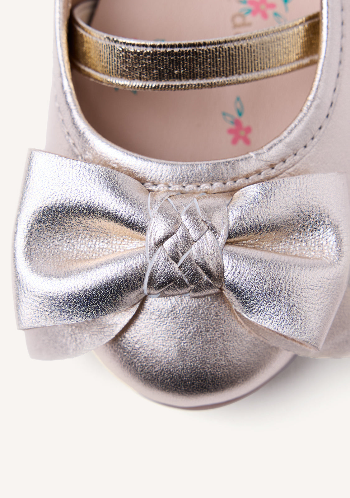 BOW LEATHER BALLET FLATS MAJENGO