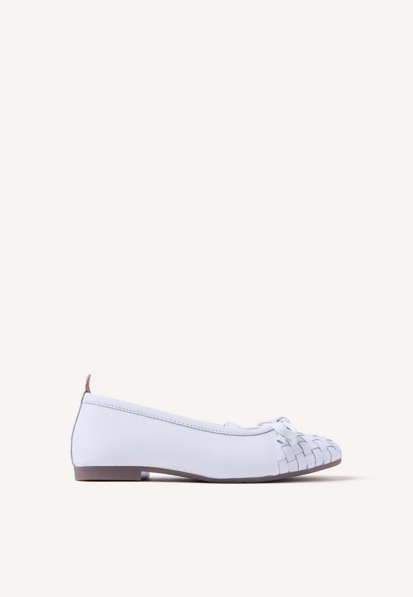 BRAIDED LEATHER BALLET FLATS LARE