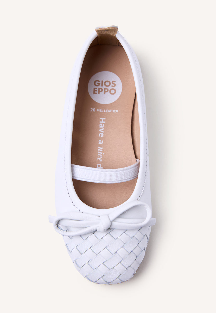 BRAIDED LEATHER BALLET FLATS LARE