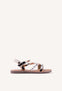 SANDÁLIAS COURO ESTAMPADO ANIMAL KIMILILI