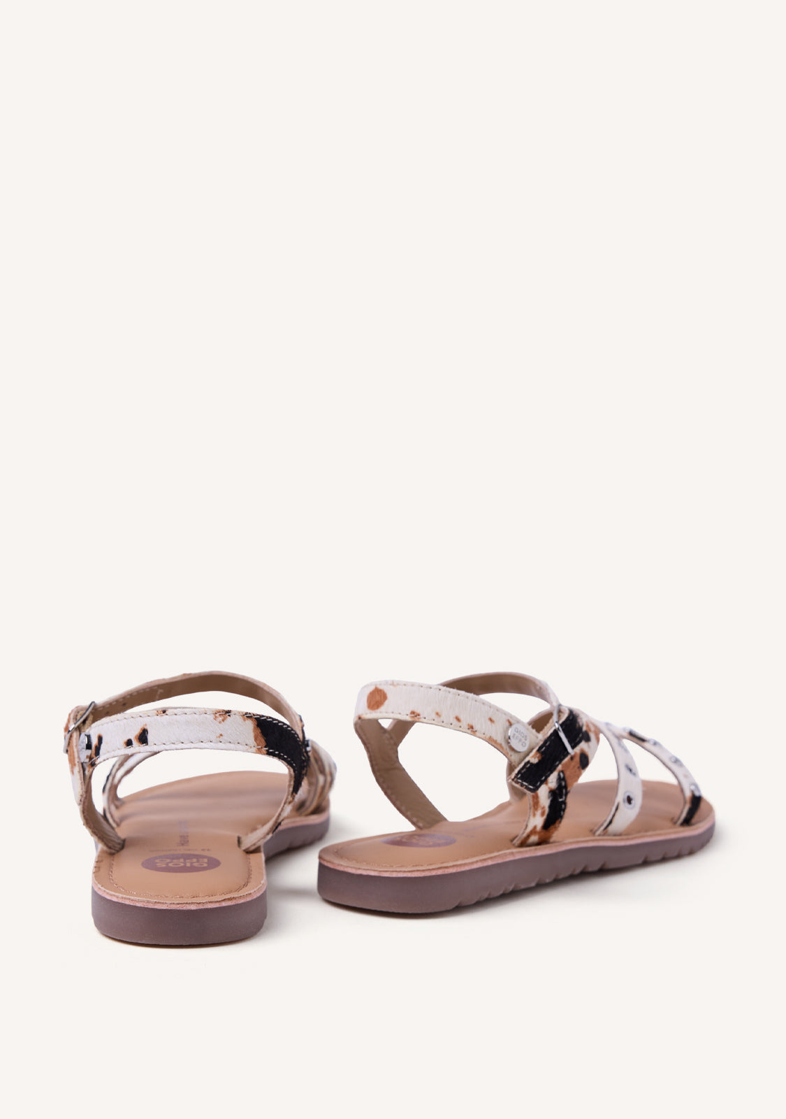 SANDALIAS PIEL ESTAMPADO ANIMAL KIMILILI