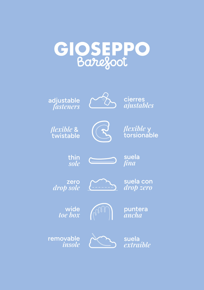 GIOSEPPO BAREFOOT - LEATHER SANDALS LENROOT