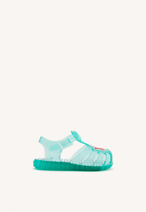 CANGREJERAS COLOR TURQUESA CON PARCHE DE ESTRELLA PARA BEBÉ STARA