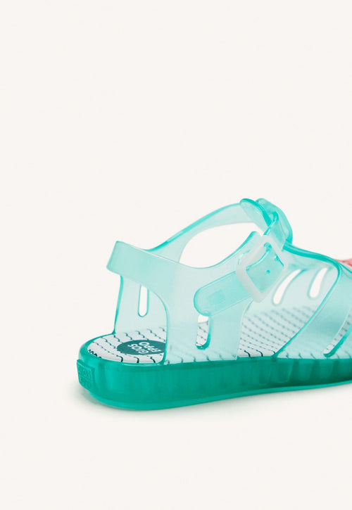 CANGREJERAS COLOR TURQUESA CON PARCHE DE ESTRELLA PARA BEBÉ STARA