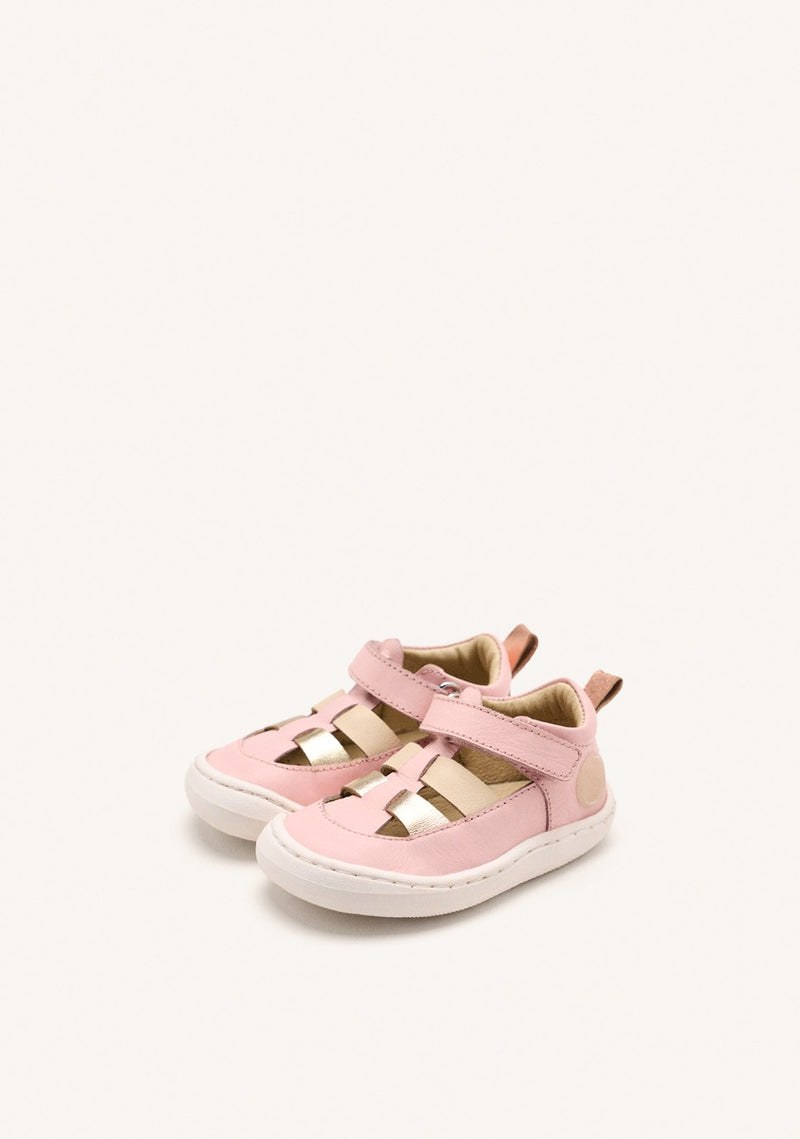 SANDALIAS ROSAS ESTILO CANGREJERAS CON CIERRES AJUSTABLES PARA BEBÉ ODELL