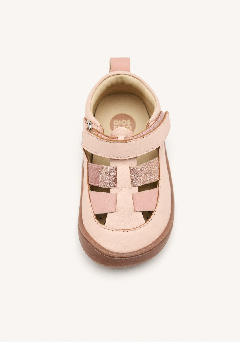 GIOSEPPO BAREFOOT - LEATHER CRAB SANDALS CARVER