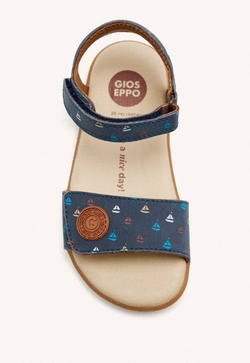 GIOSEPPO BAREFOOT - LEATHER SANDALS ROYALSTON