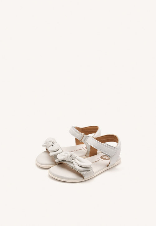 GIOSEPPO BAREFOOT - LEATHER FLOWER SANDALS BERKLEY