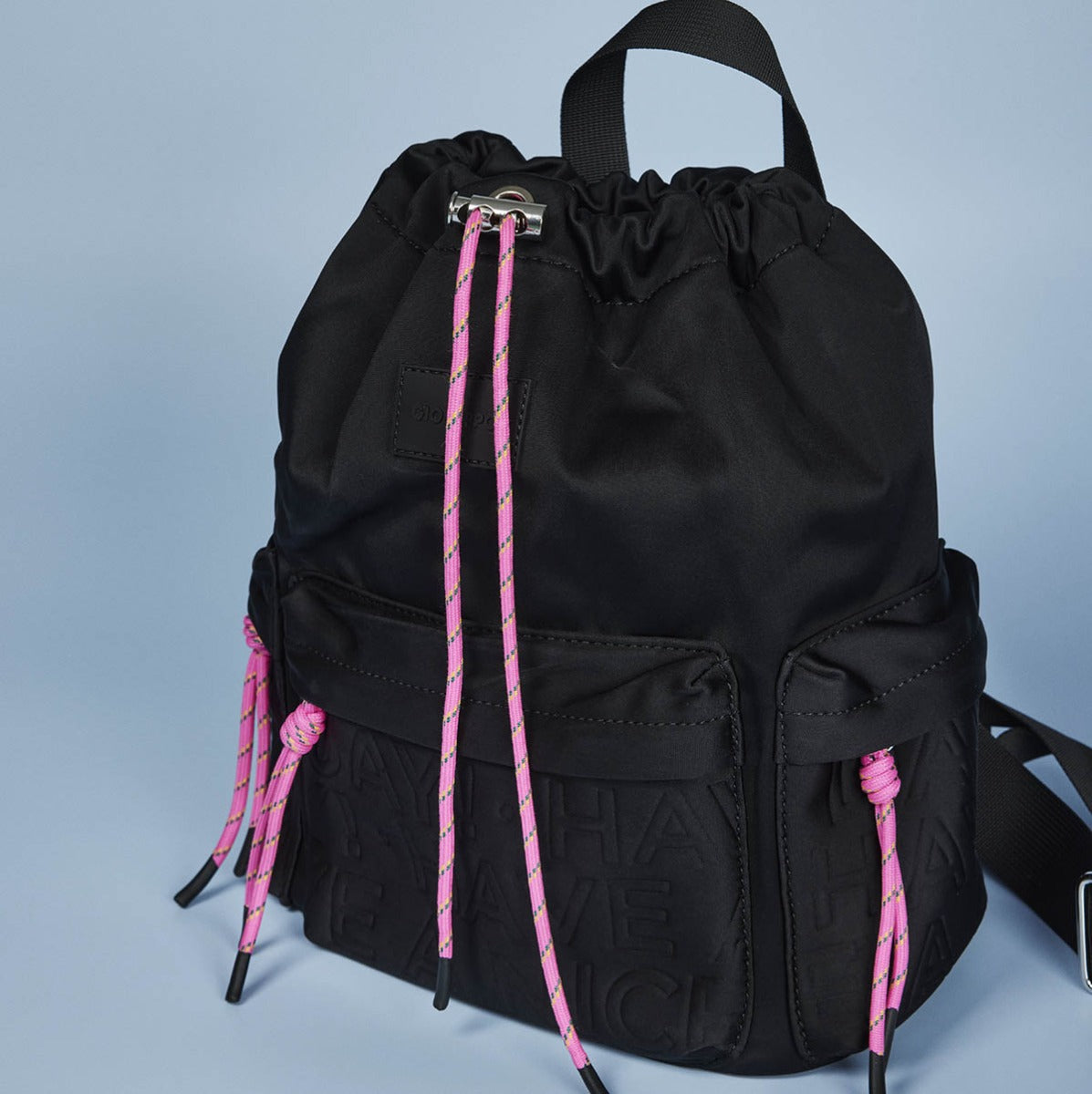 Dogana women's black neoprene backpack