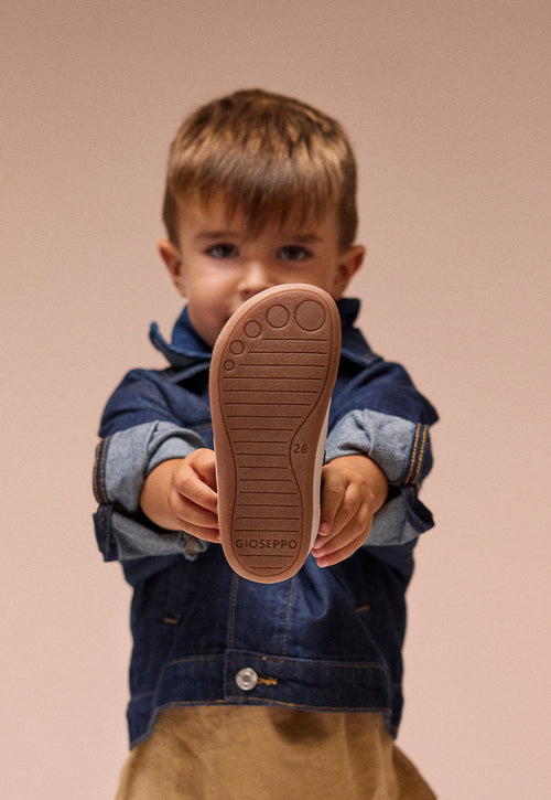 BLUE MARINE BASKETS WITH ADJUSTABLE CLOSURES FOR BOYS AND GIRLS SKRADIN