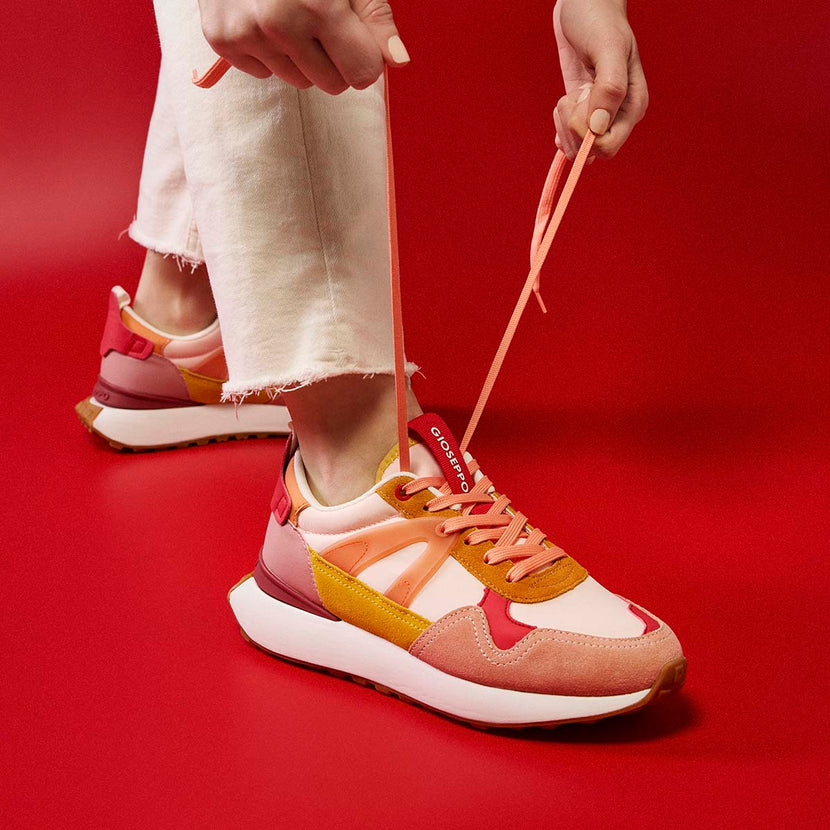 SNEAKERS ROSA CON DETALLES MULTICOLOR PARA MUJER ADAIR