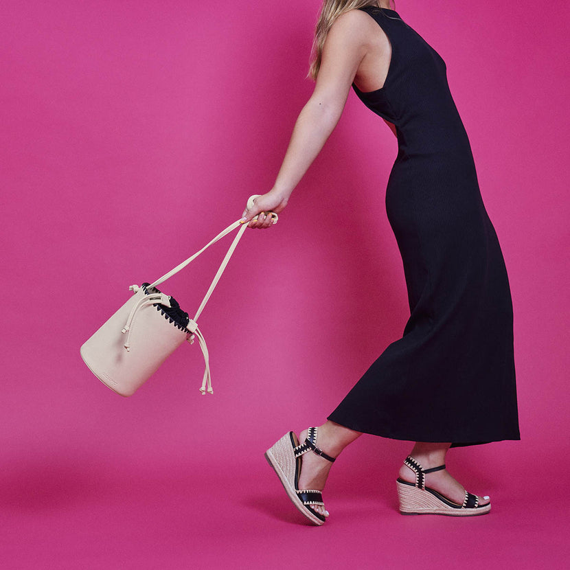 Sac bandoulière off-white pour femme kozare