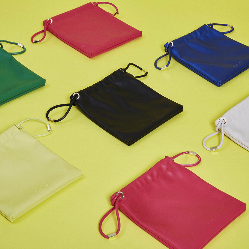 Mini-sac bandoulière couleur verte pour femme leyrat