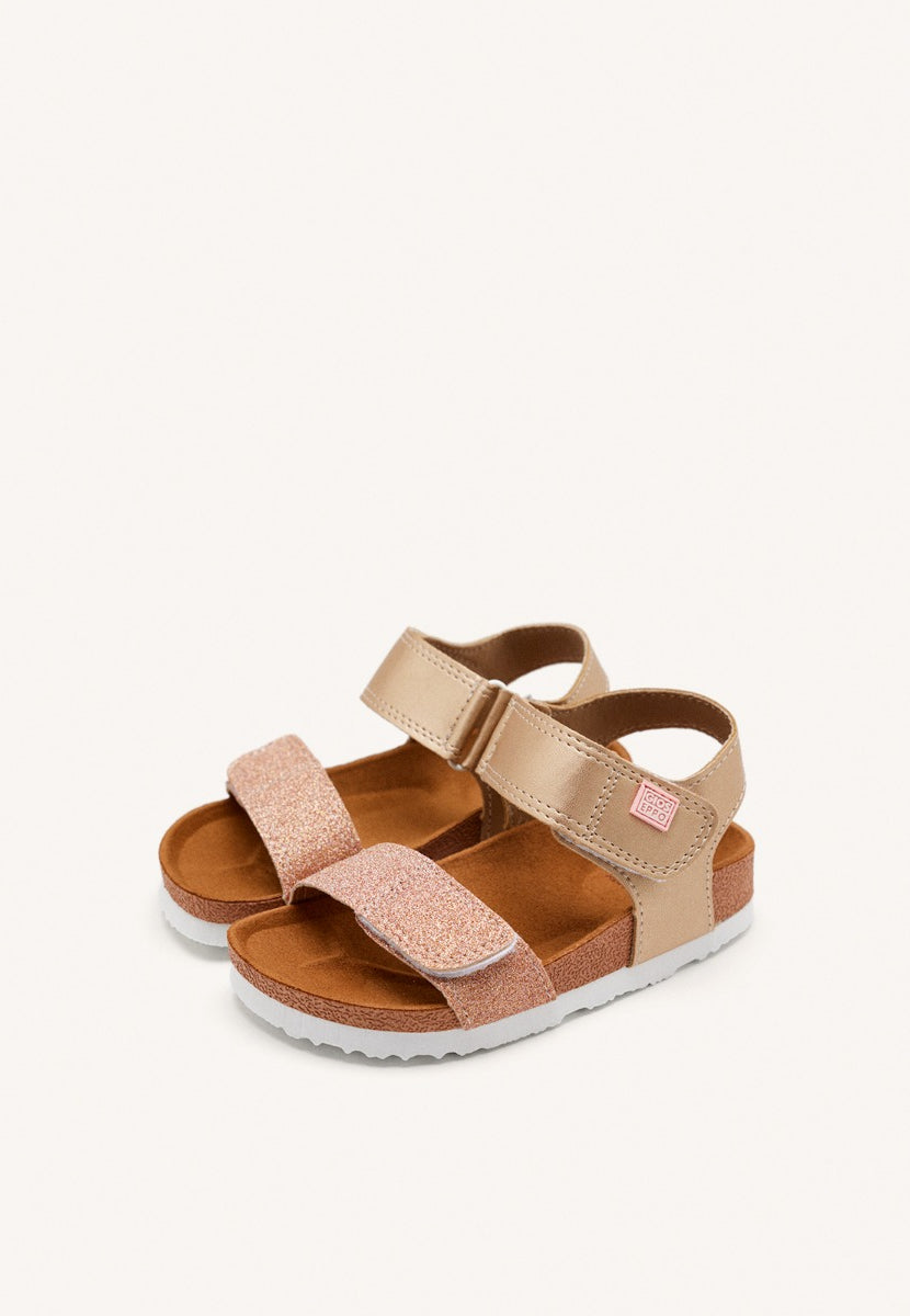 Copper bio sole flip flops for girl JABBEKE