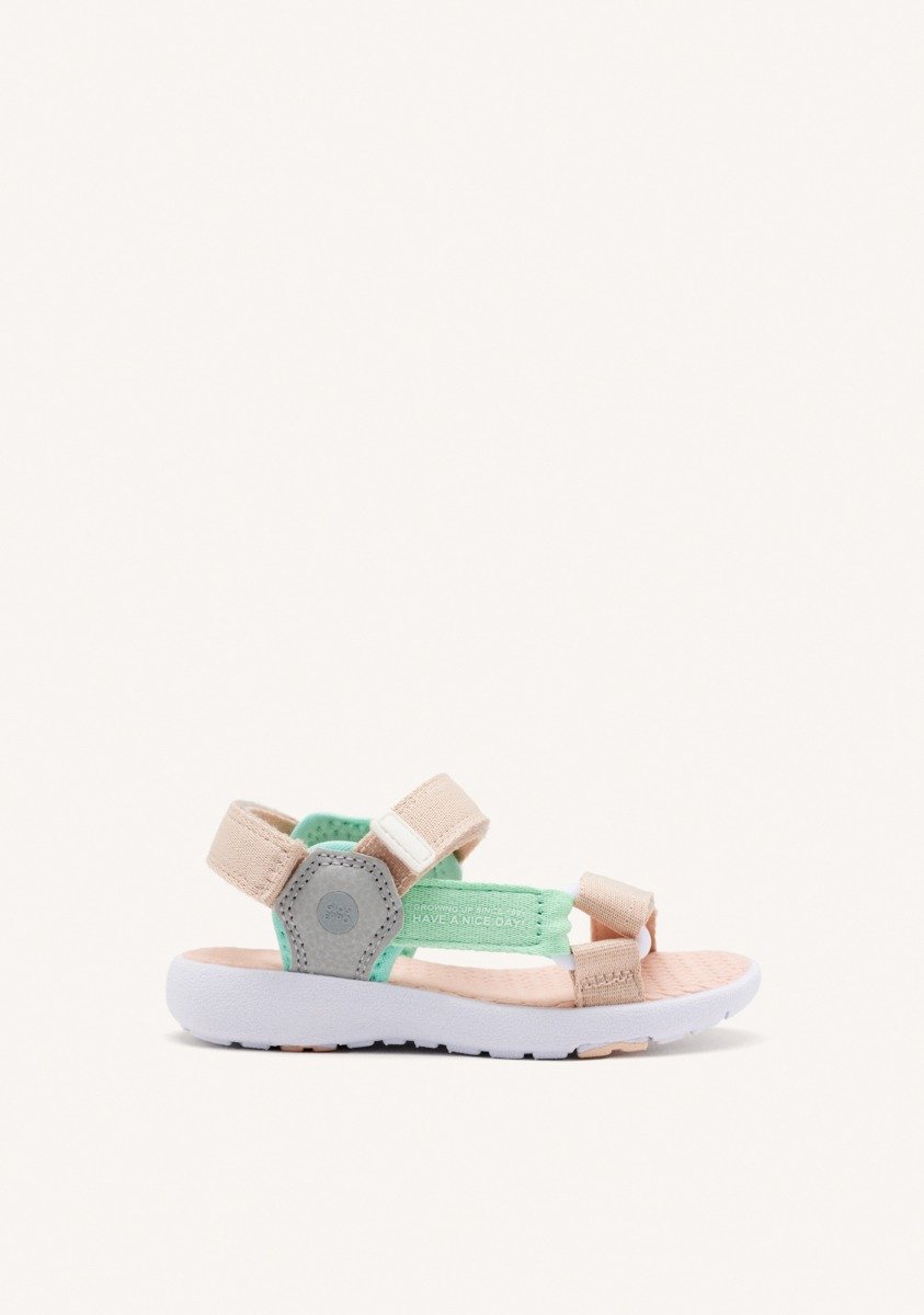 Birigui girls multicoloured sandals with sporty soles