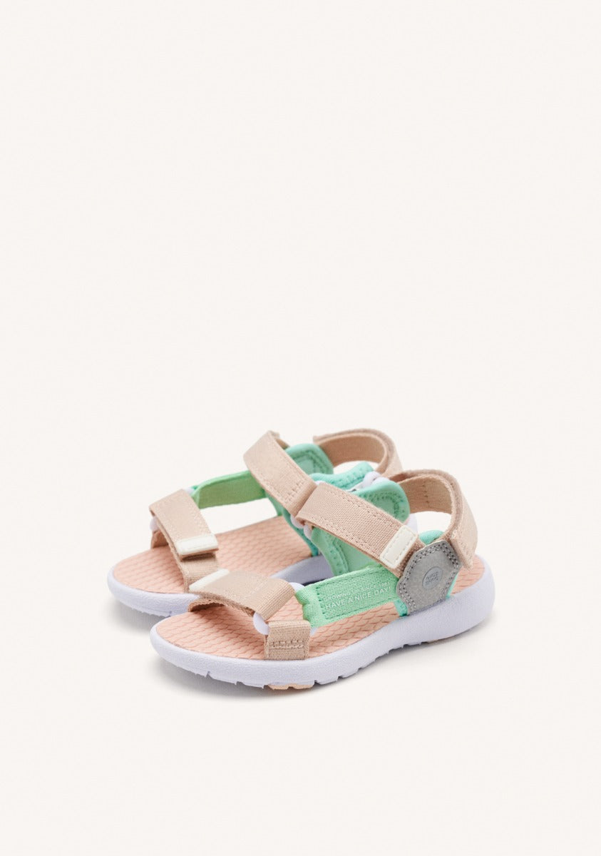 Birigui girls multicoloured sandals with sporty soles