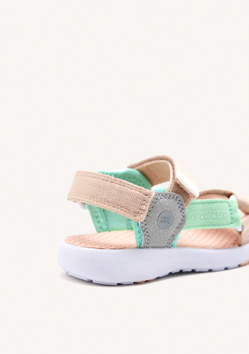 Birigui girls multicoloured sandals with sporty soles