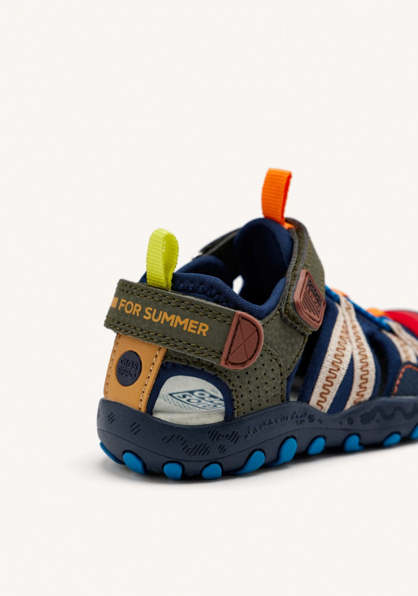 Guatape boys multicoloured sports sandals