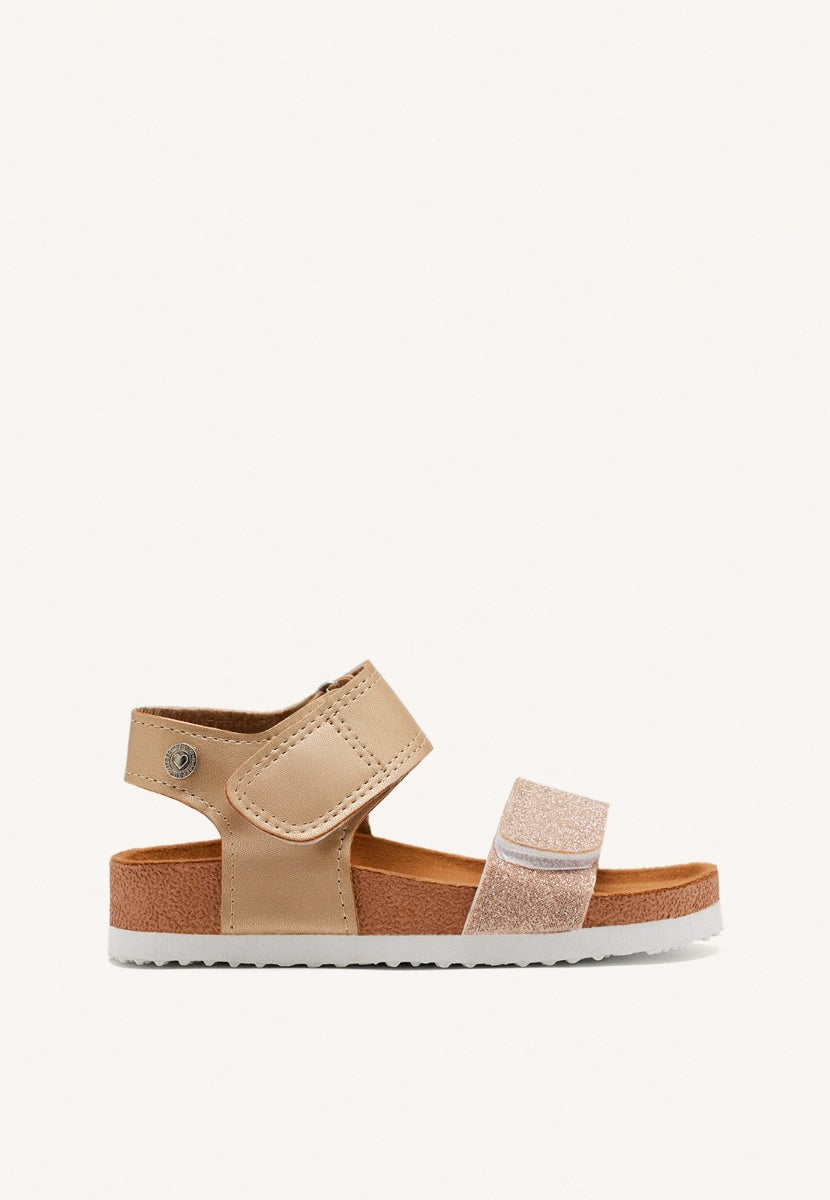 GOLDEN BIO SOLE FLIP-FLOPS WITH GLITTER FOR GIRL AND BOY ANGWING