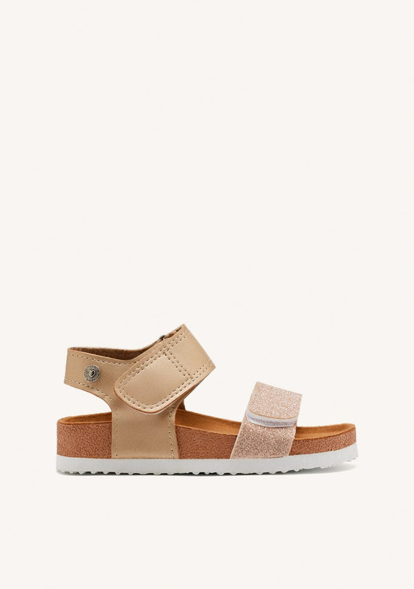 GOLDEN BIO SOLE FLIP-FLOPS WITH GLITTER FOR GIRL AND BOY ANGWING